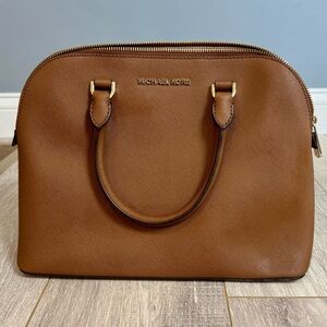 Michael Kors Tan Leather Satchel